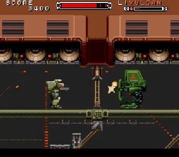 Cybernator (USA) (Beta) screen shot game playing